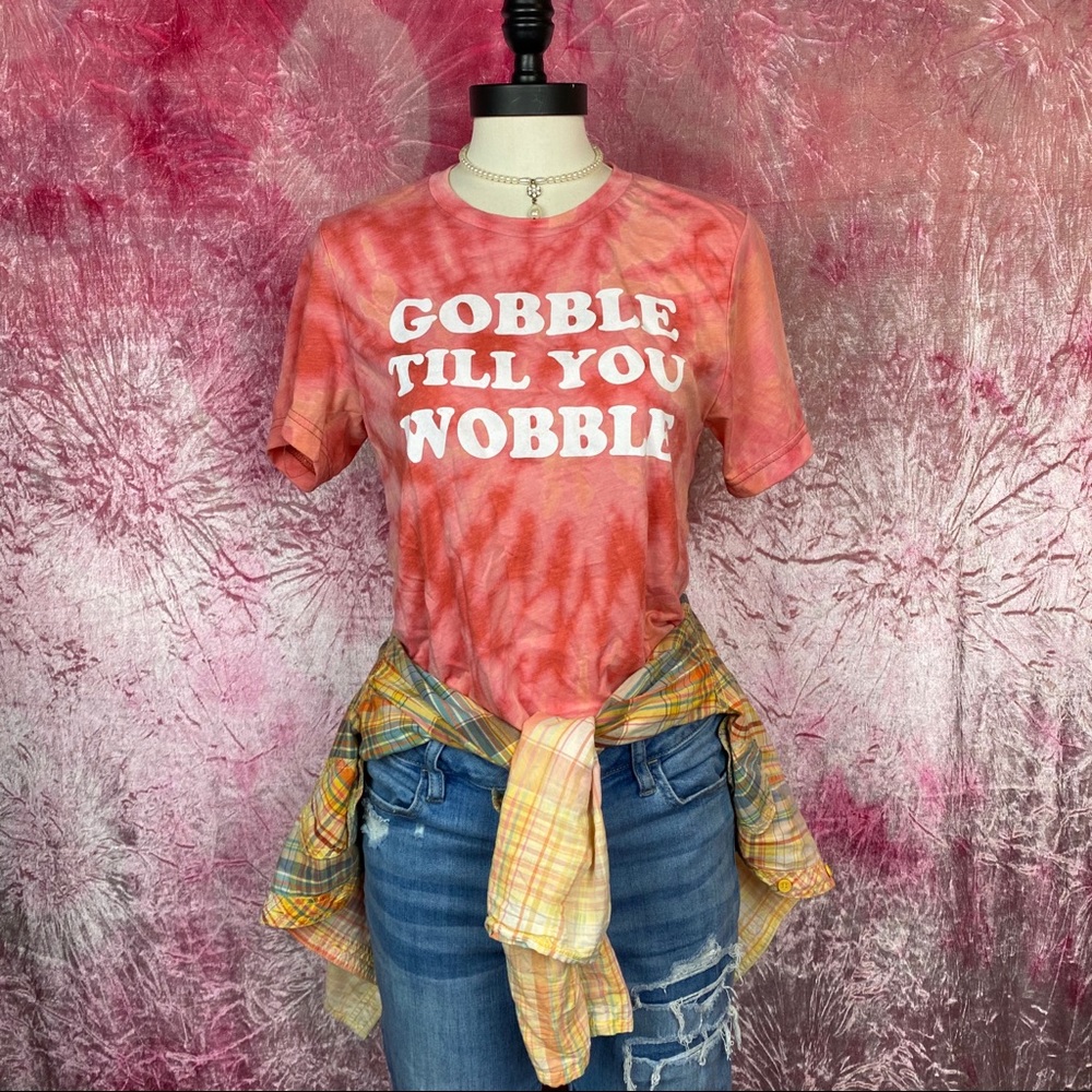 SBT Original Hand Bleach Dyed Thanksgiving Tee